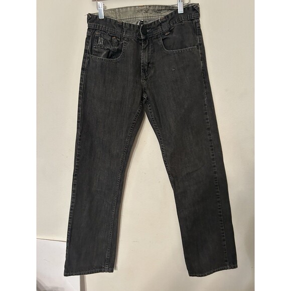 Marc Ecko Cut And Sew Deadly Threads 30/32 mens Black Wash Jeans - Picture 1 of 7